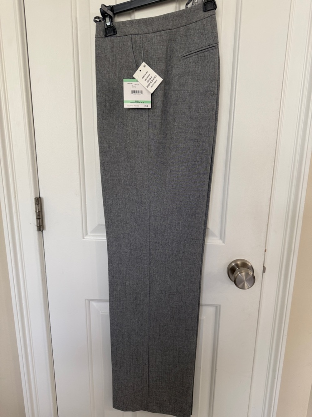 NWT Women’s Kasper Grey Dress Pants - Tailored Straight Fit